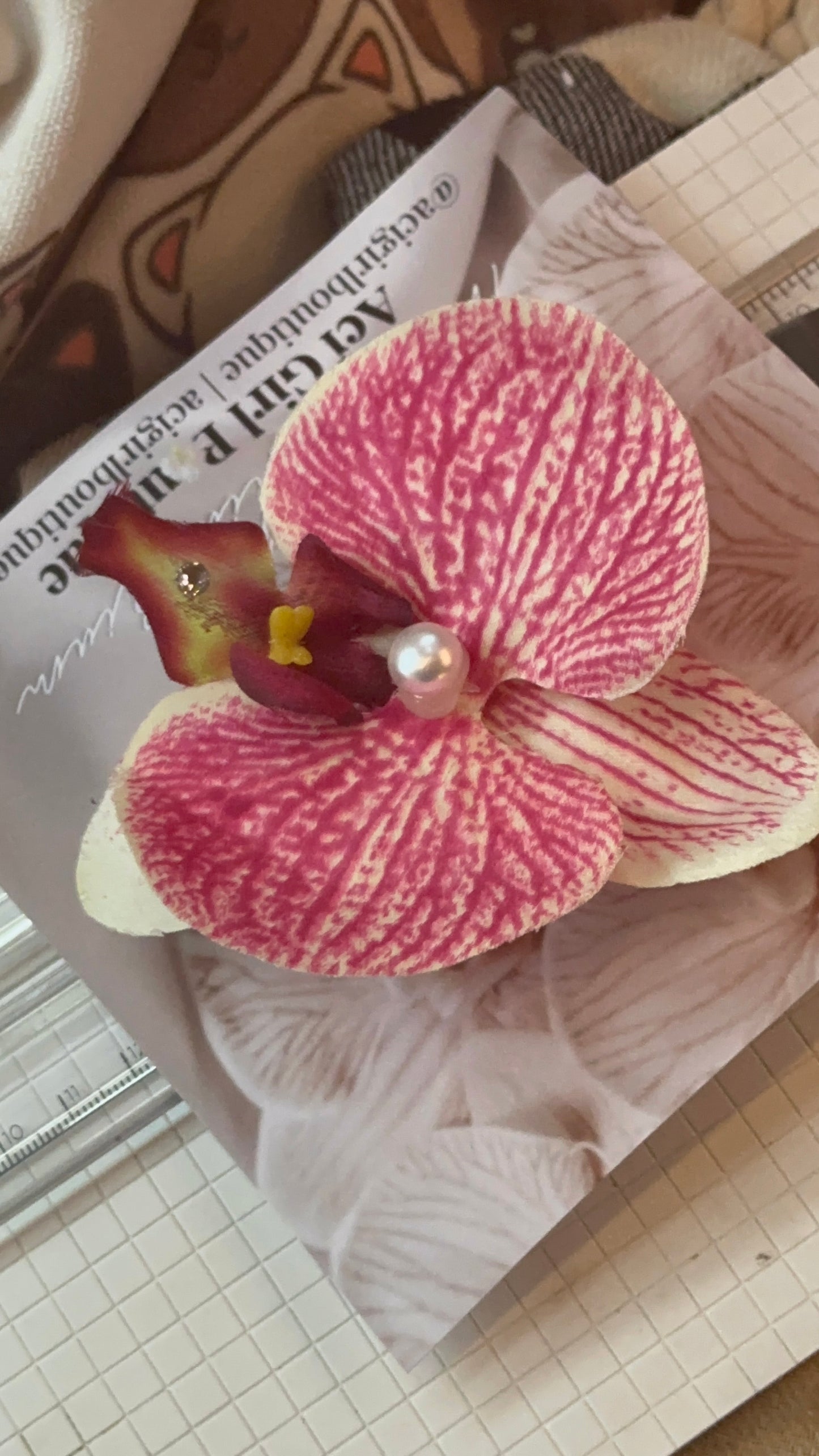 Orchid Hair Clip | Maxi