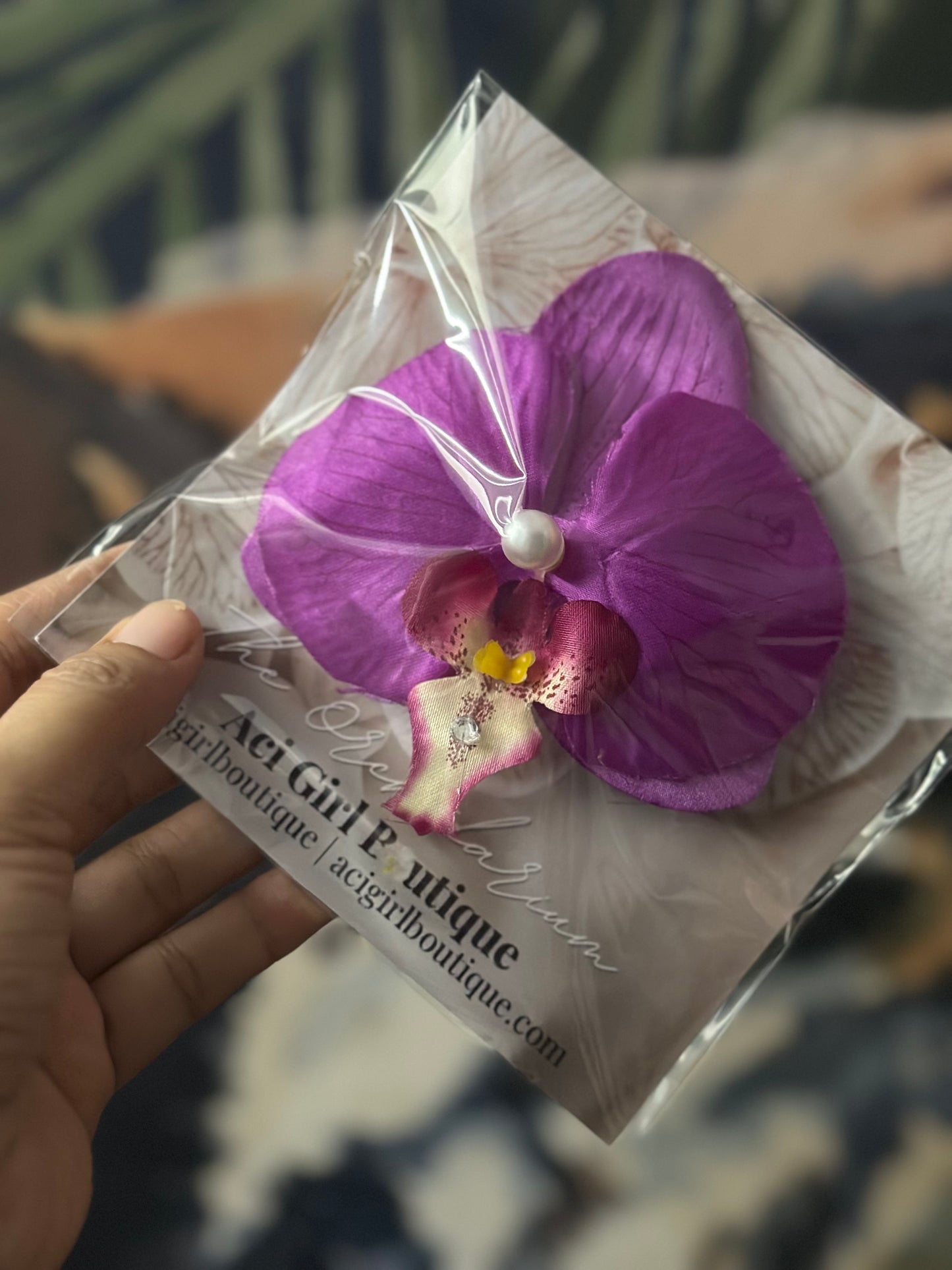 Orchid Hair Clip | Maxi
