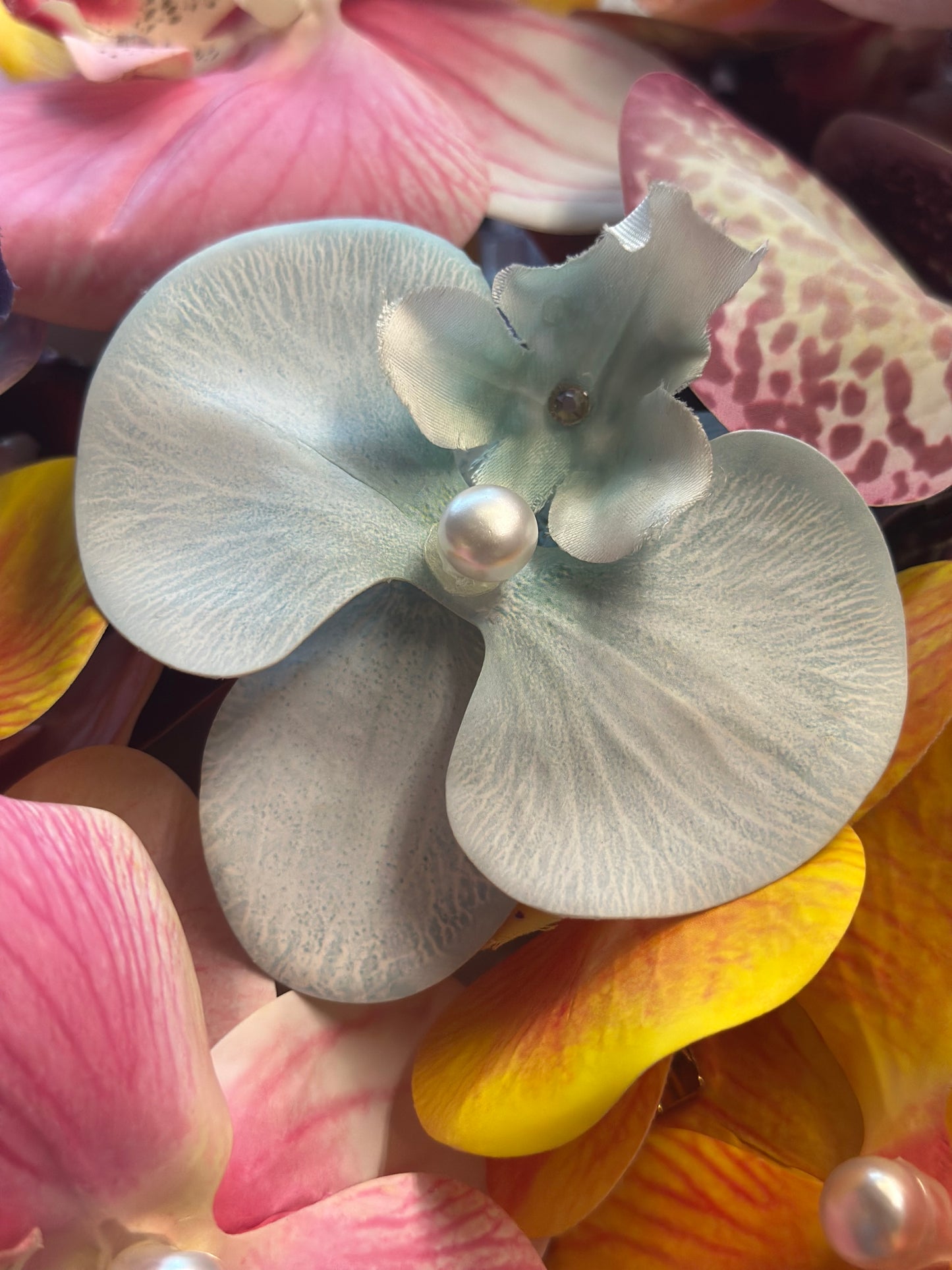 Premium Orchid Hair Clip