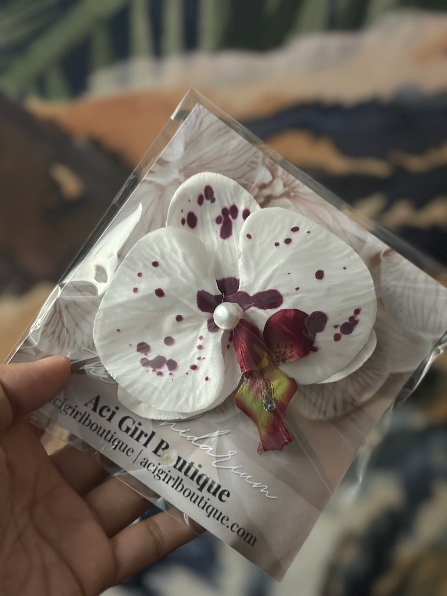 Orchid Hair Clip | Maxi