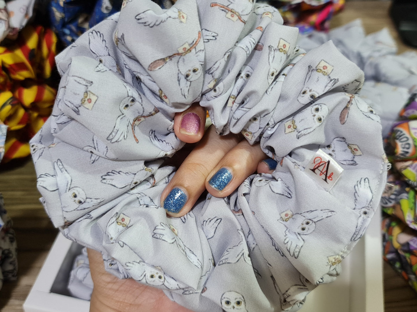 Hedwig Grey | Harry Potter Scrunchies (XL)