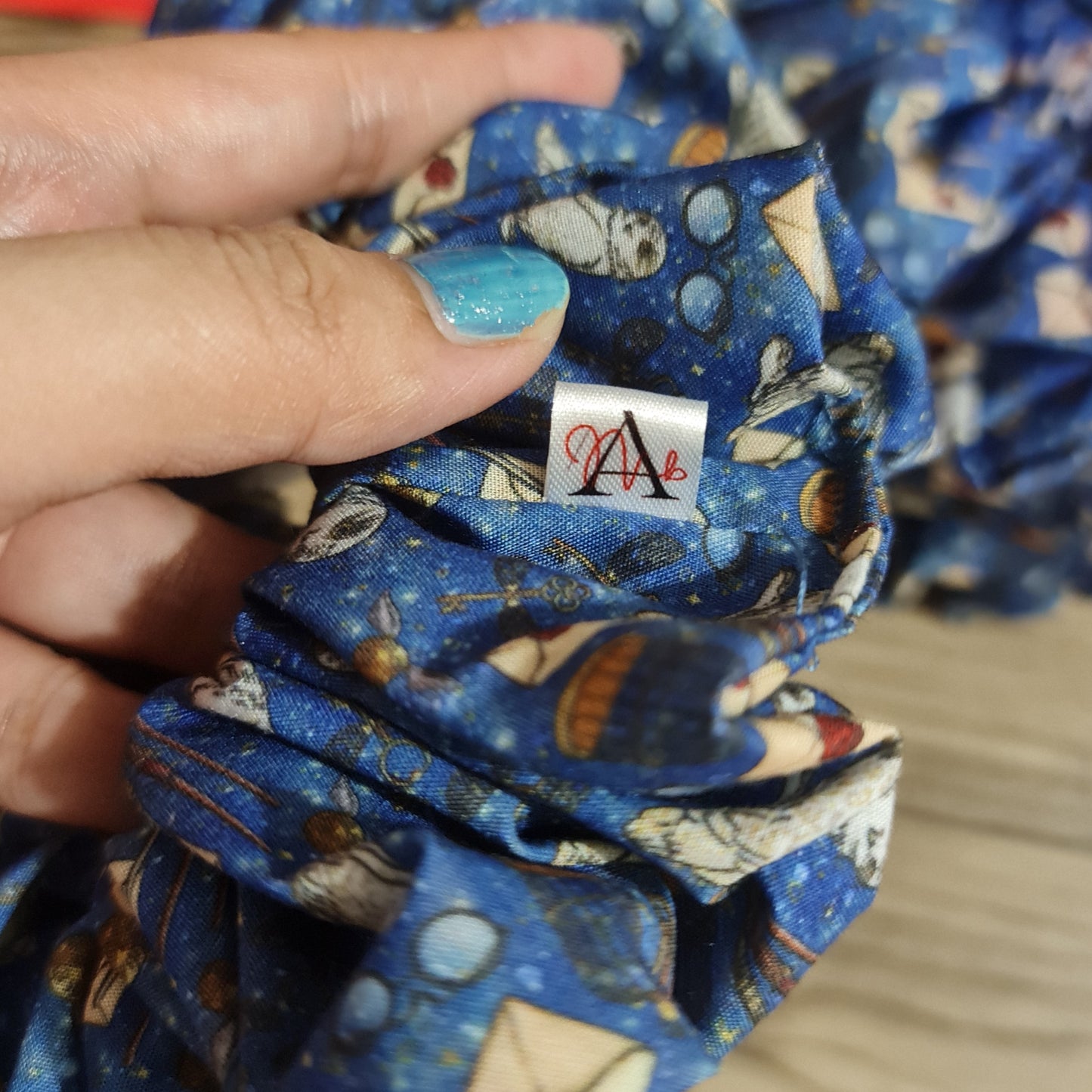 Hedwig Blue | Harry Potter Scrunchies (XL)