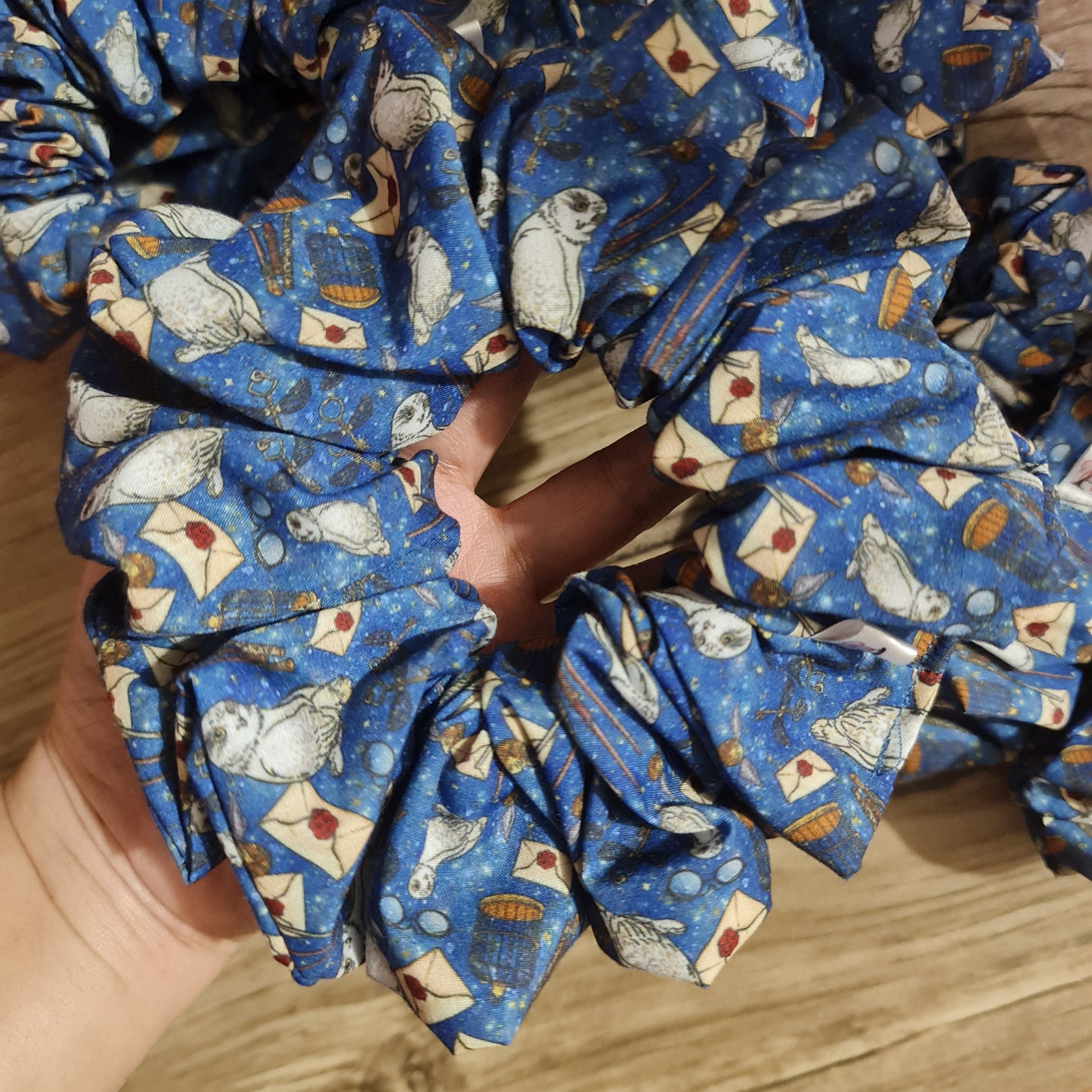 Hedwig Blue | Harry Potter Scrunchies (XL)