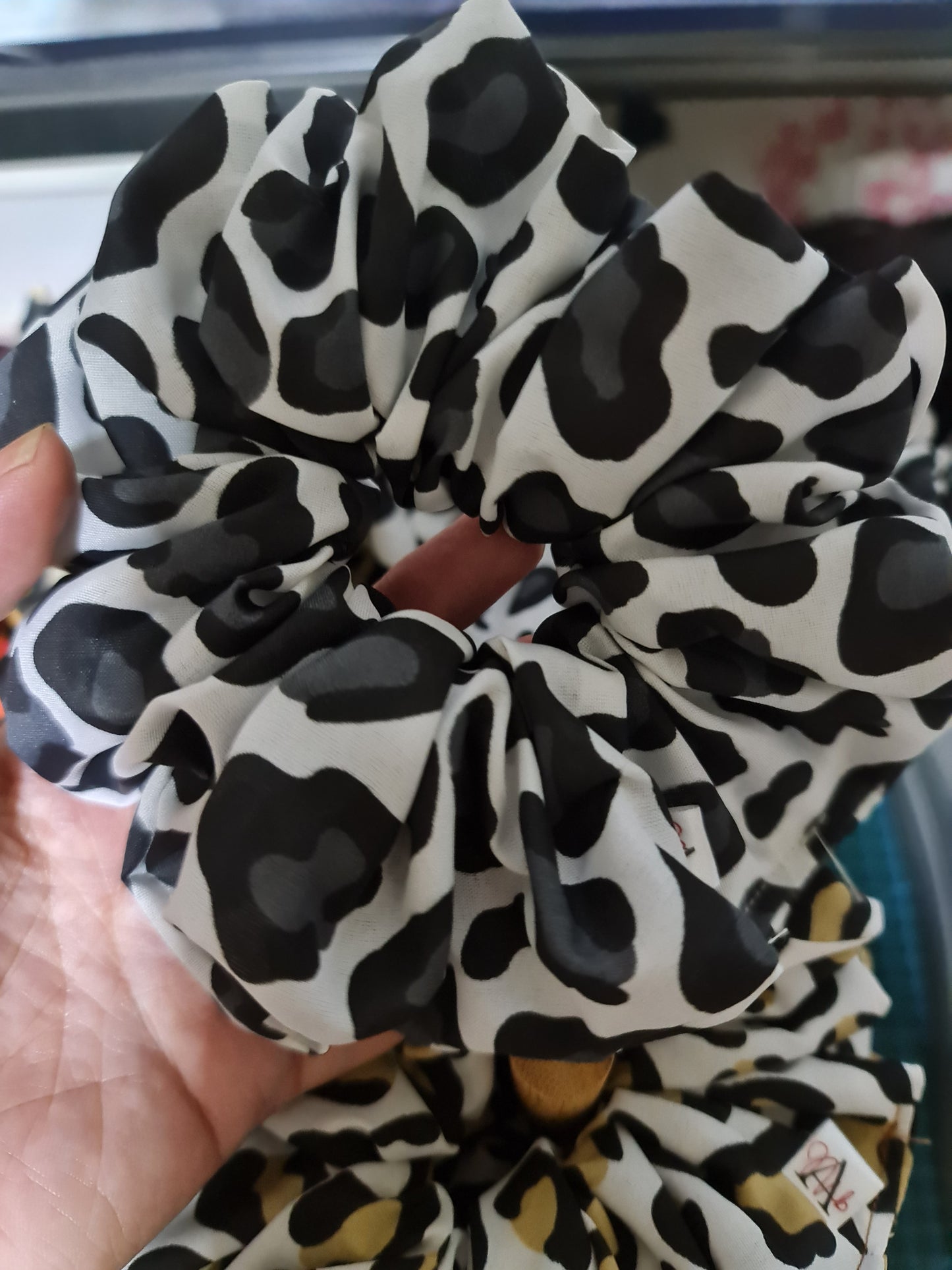 Leopard Print Scrunchies