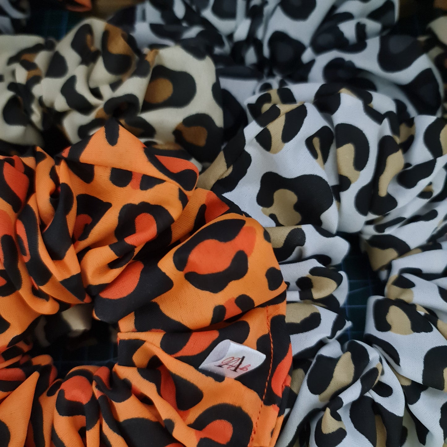 Leopard Print Scrunchies