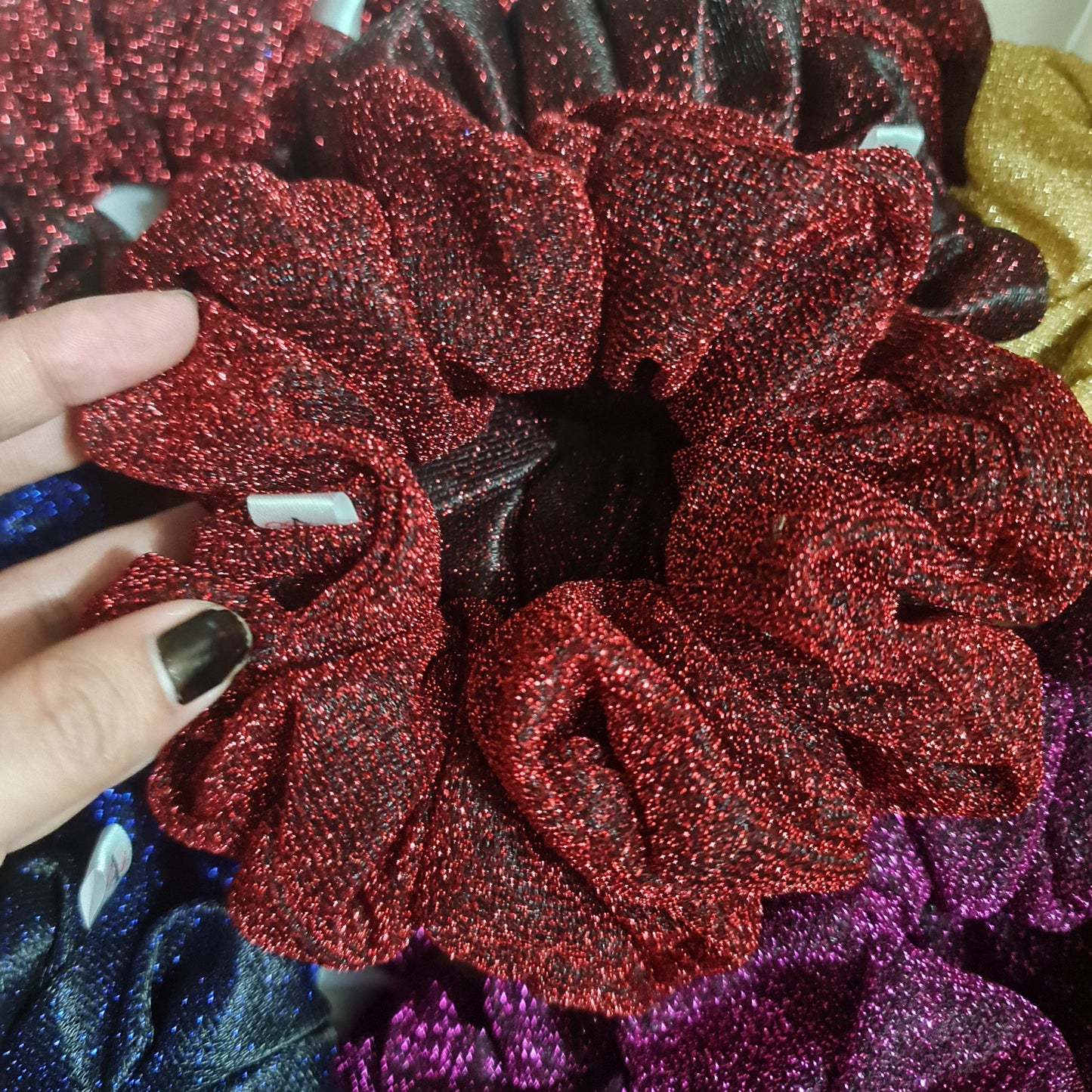 RED | Sparkling Scrunchies