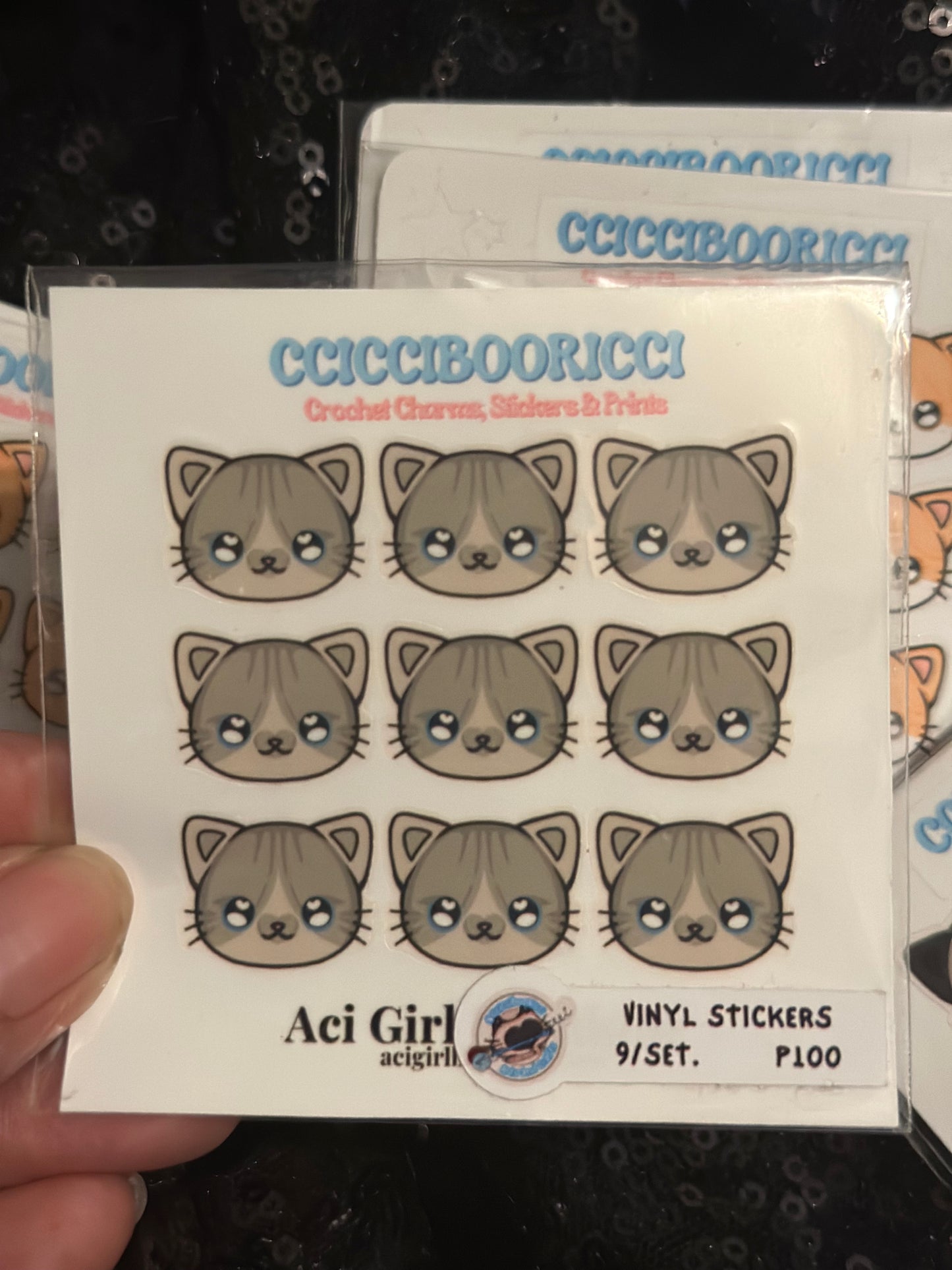 CCICCIBOORICCI Mini Sticker Sheet