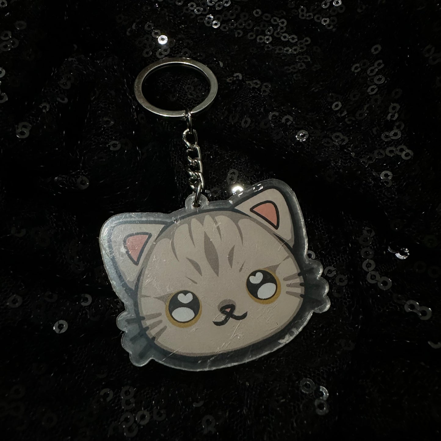 CCICCIBOORICCI Cat Art Keychain