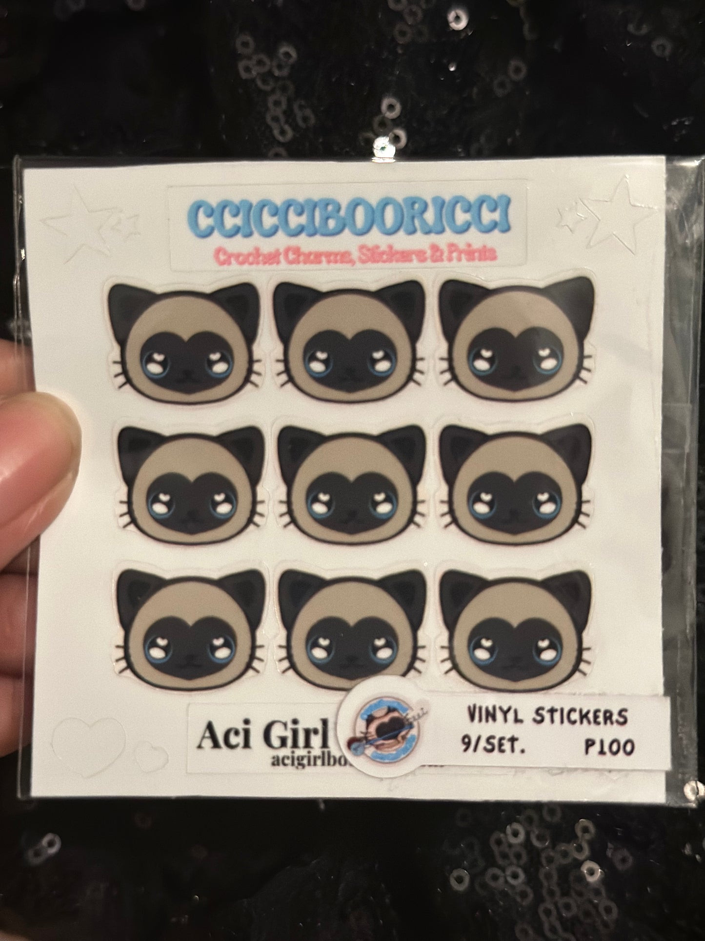 CCICCIBOORICCI Mini Sticker Sheet