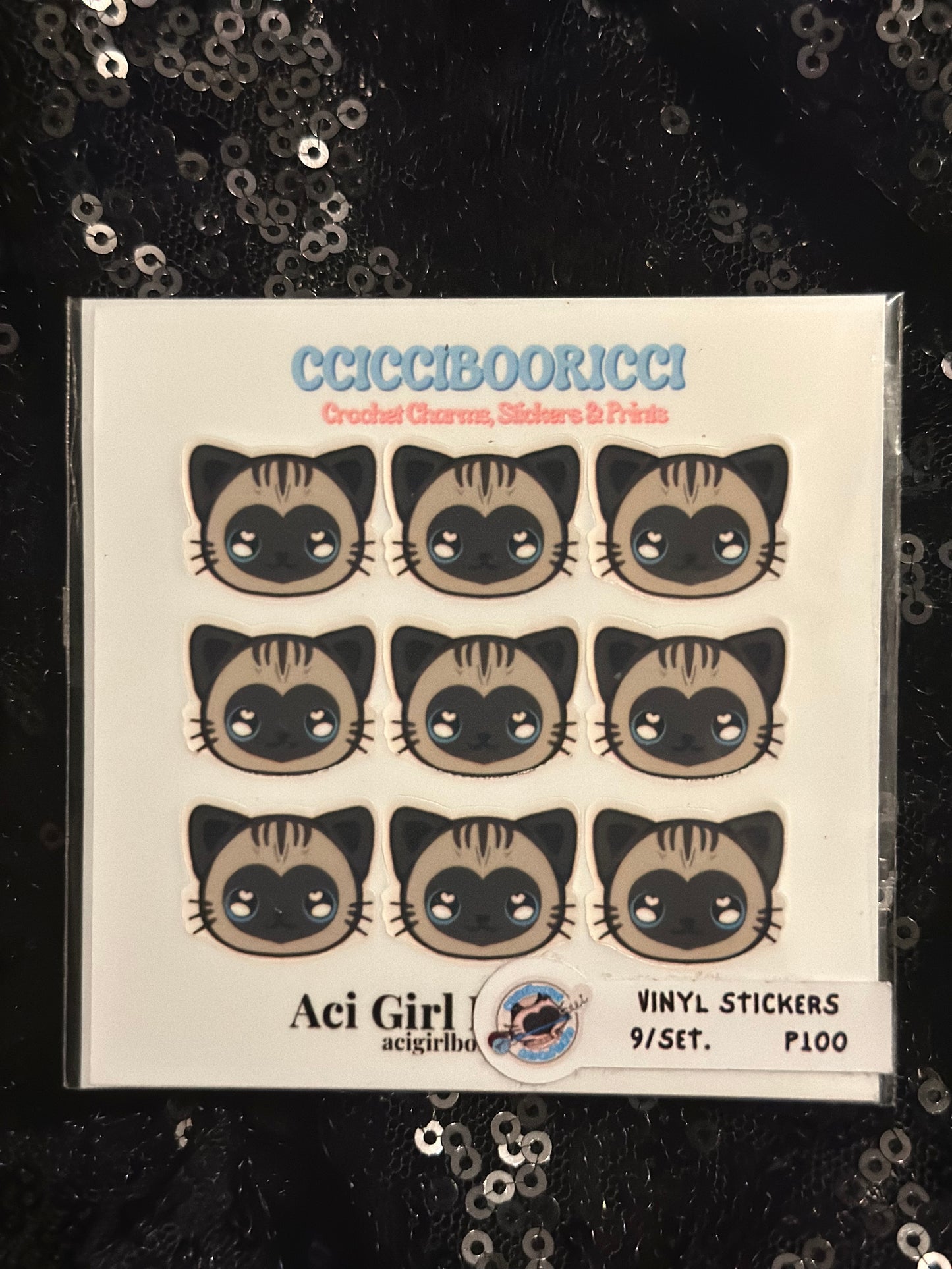 CCICCIBOORICCI Mini Sticker Sheet