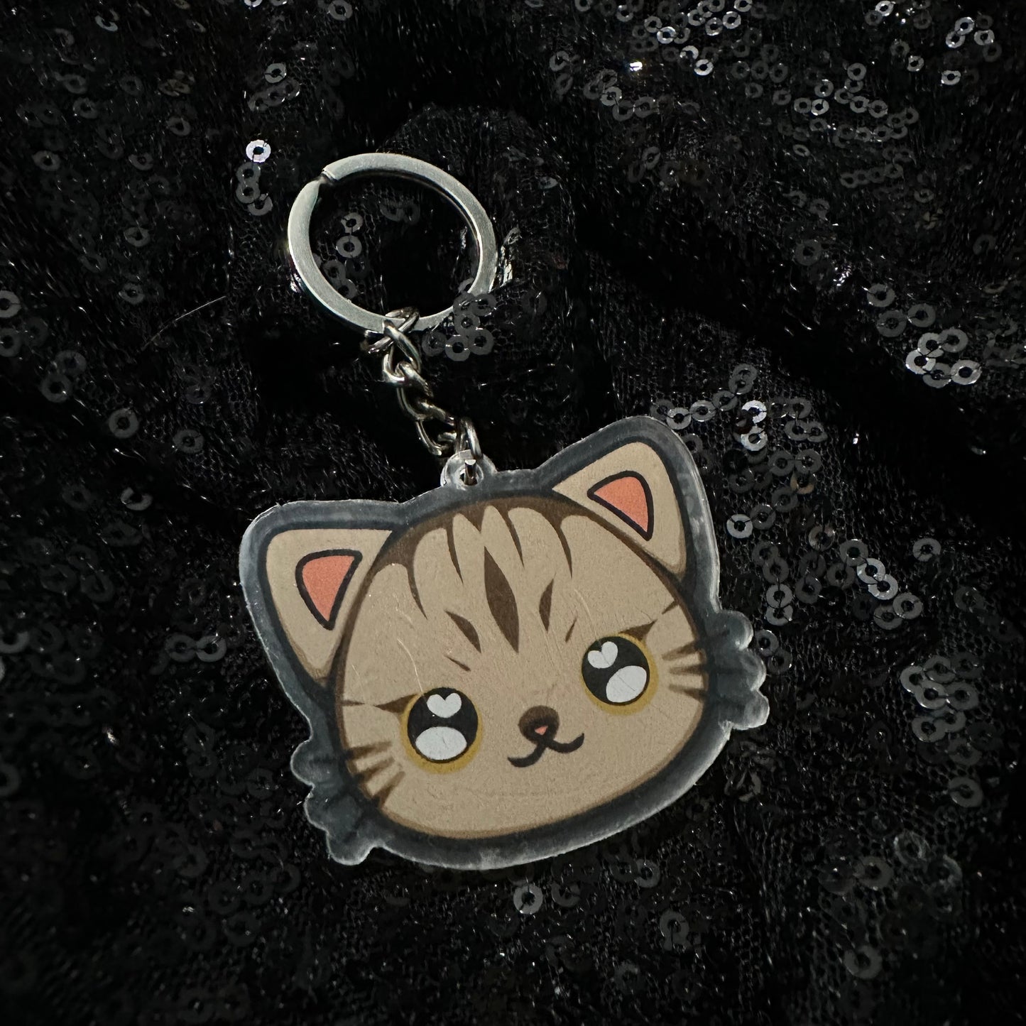 CCICCIBOORICCI Cat Art Keychain