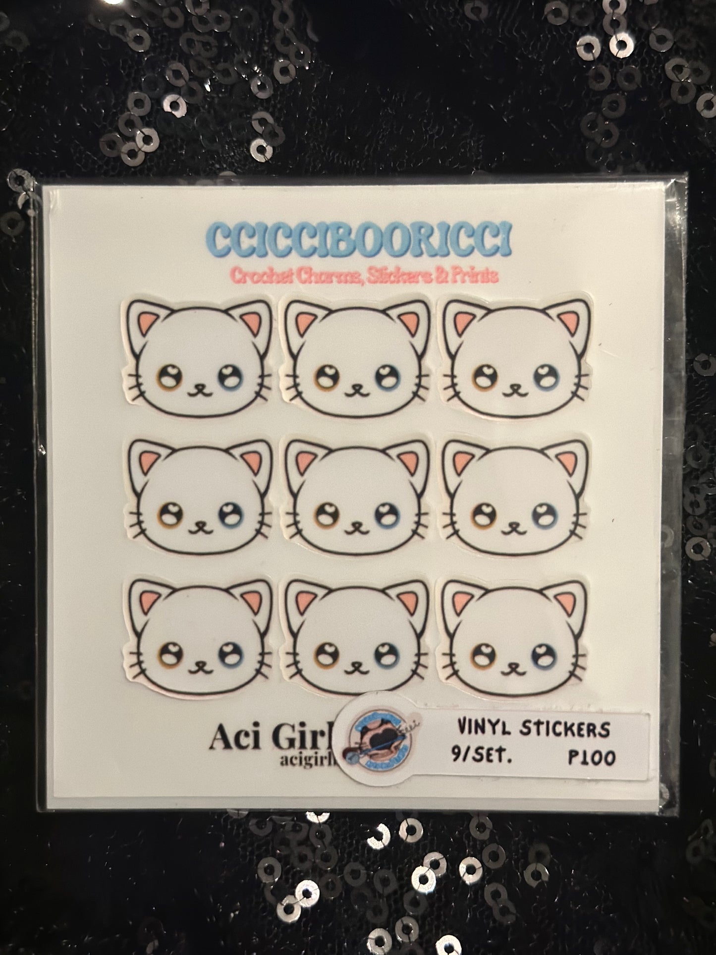 CCICCIBOORICCI Mini Sticker Sheet